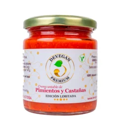 Crema de Pimiento y Castañas. 4 Tarros