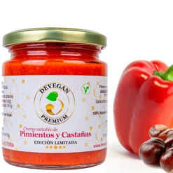 Crema de Pimiento y Castañas. 4 Tarros