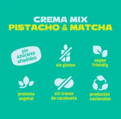 Crema de pistacho y matxa The Nut Club 200g
