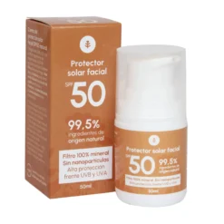 Crema de protección solar facial 100% mineral SPF50 Planeta Huerto 50 ml
