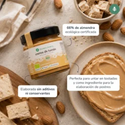 Crema de Turrón suave 100% ECO Planeta Huerto 200 g
