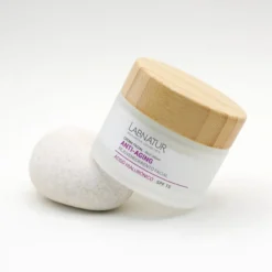 Crema Facial Anti-Aging Labnatur 50 ml | Ácido Hialurónico y SPF15 | Firmeza, Elasticidad y Luminosidad | Vegano