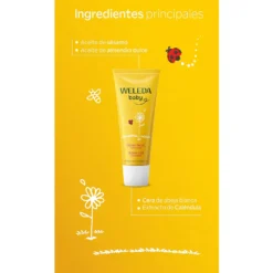 Crema facial Bebés de Caléndula Weleda, 50ml