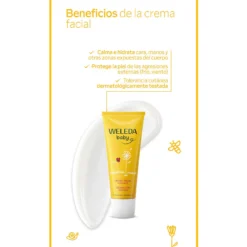 Crema facial Bebés de Caléndula Weleda, 50ml