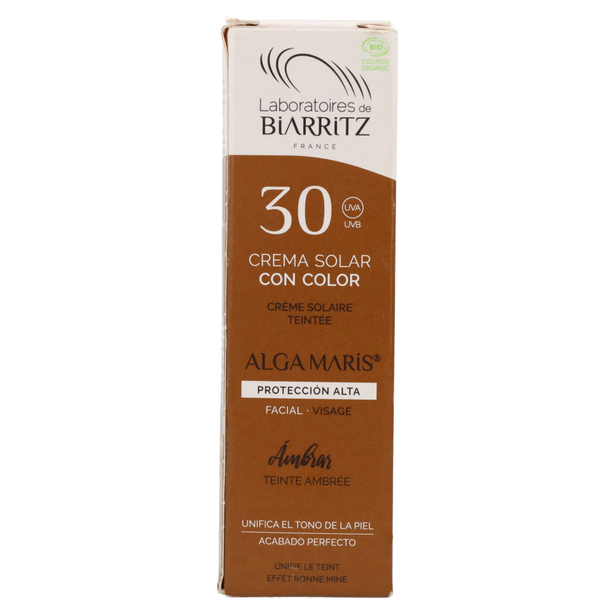 Crema facial color amber spf30 Biarritz