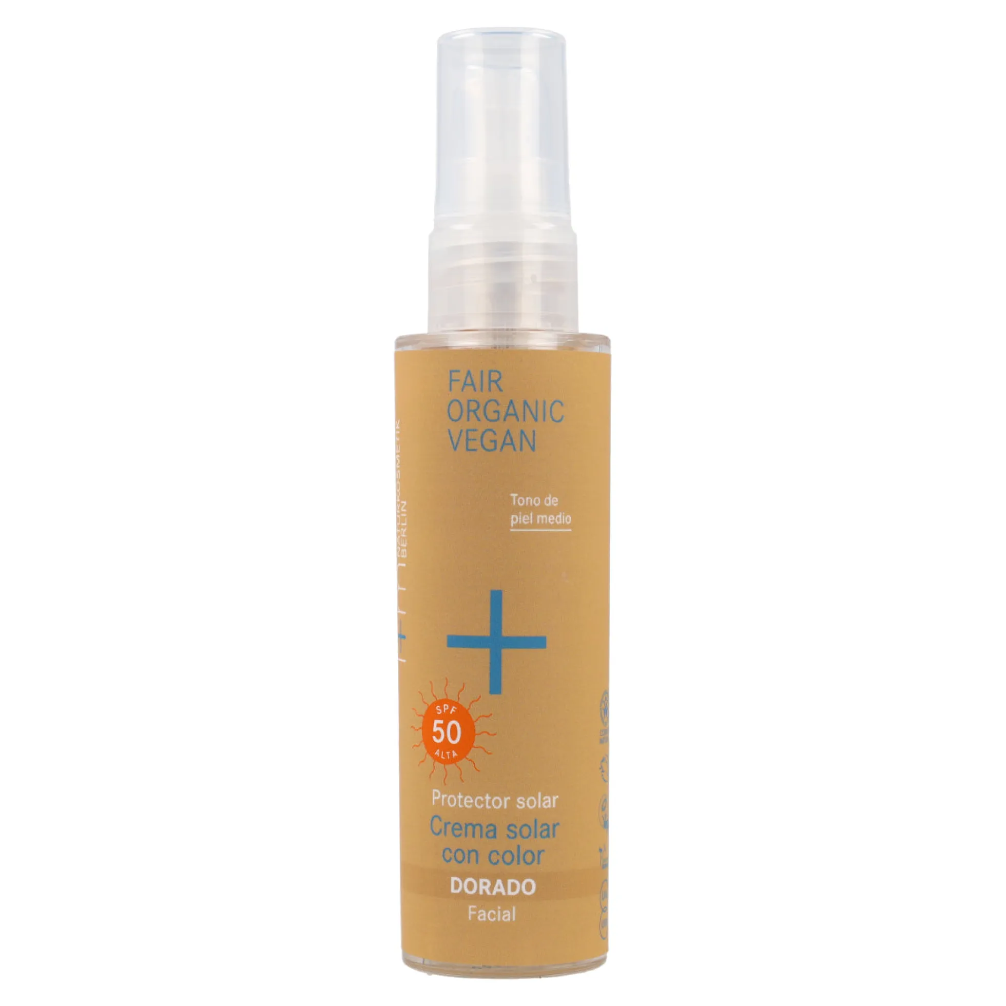 Crema facial color Medio-Dorado I+M SPF50 50 ml