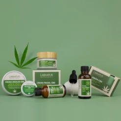 Crema Facial con CBD Labnatur 50 ml | Cáñamo y Caléndula | Hidrata, Calma y Reafirma | Piel Sensible | Vegano