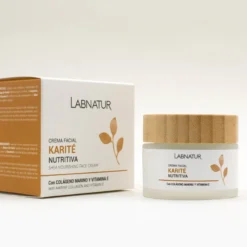 Crema Facial con Manteca de Karité Labnatur 50 ml | Colágeno Marino y Aloe Vera | Nutrición para Piel Seca