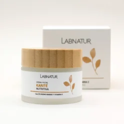 Crema Facial con Manteca de Karité Labnatur 50 ml | Colágeno Marino y Aloe Vera | Nutrición para Piel Seca