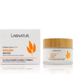 Crema Facial de Argán Labnatur 50 ml | Células Madre de Argán y Karité | Firmeza, Nutrición y Antiedad | Vegano