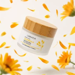 Crema Facial de Caléndula Labnatur 50 ml | Camomila, Almendras y Colágeno Marino | Cuidado Calmante para Piel Sensible