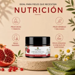 Crema Facial Nutritiva Bio | Piel Seca, Mixta, Madura 50ml