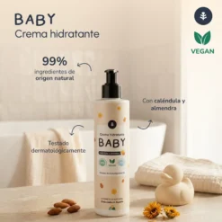 Crema hidratante infantil Caléndula y Almendra Planeta Huerto 250 ml