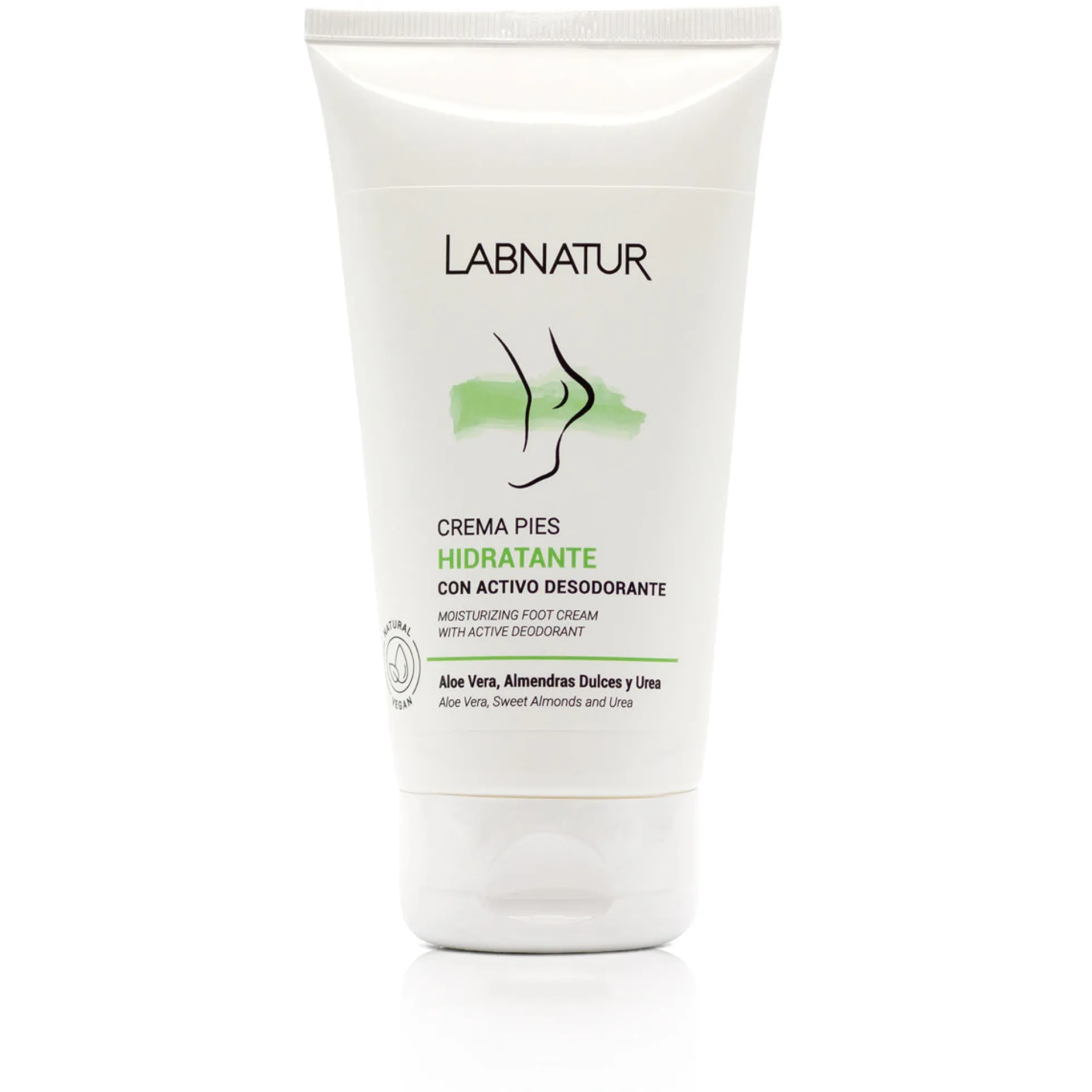 Crema Hidratante para Pies Labnatur 150 ml | Urea y Karité | Pies Secos y Agrietados | Rápida Absorción | Vegano