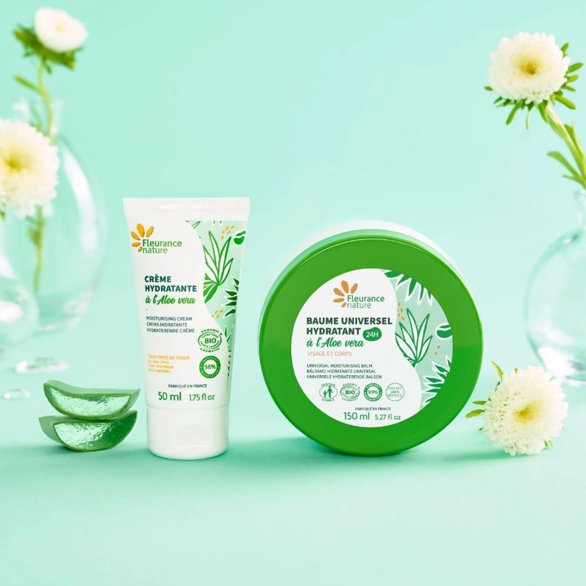 Crema Hydratante Aloe Vera Eco Fleurance Nature 50ml
