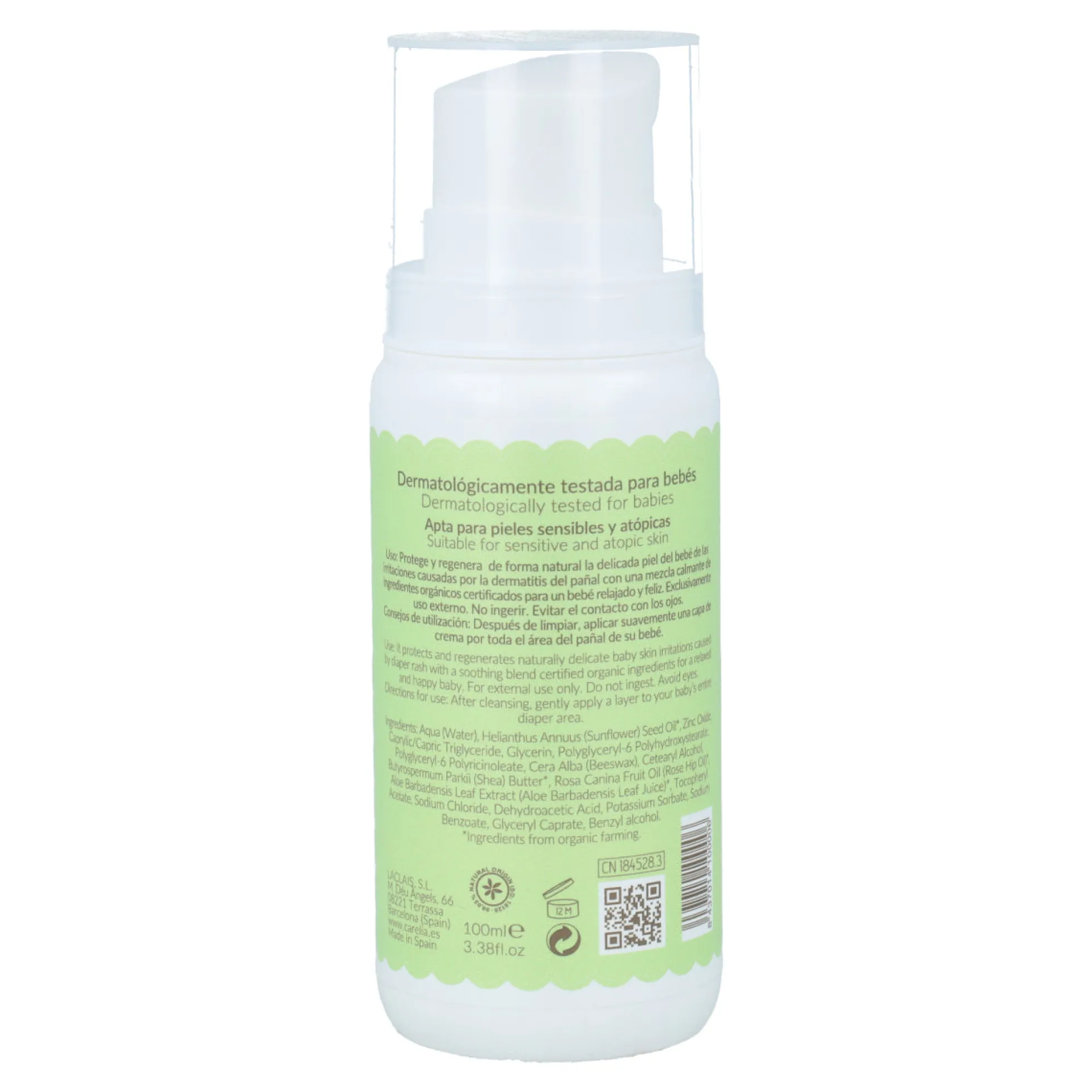Crema para Bebés Bálsamo Pañal Carelia 100 ml