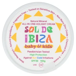 Crema Solar All in one-Bebés 0 meses SPF30 Sol de Ibiza BIO 100 g