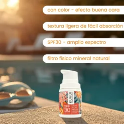 Crema Solar Natural Mineral Spf30 Con Color KUMUI 50ml