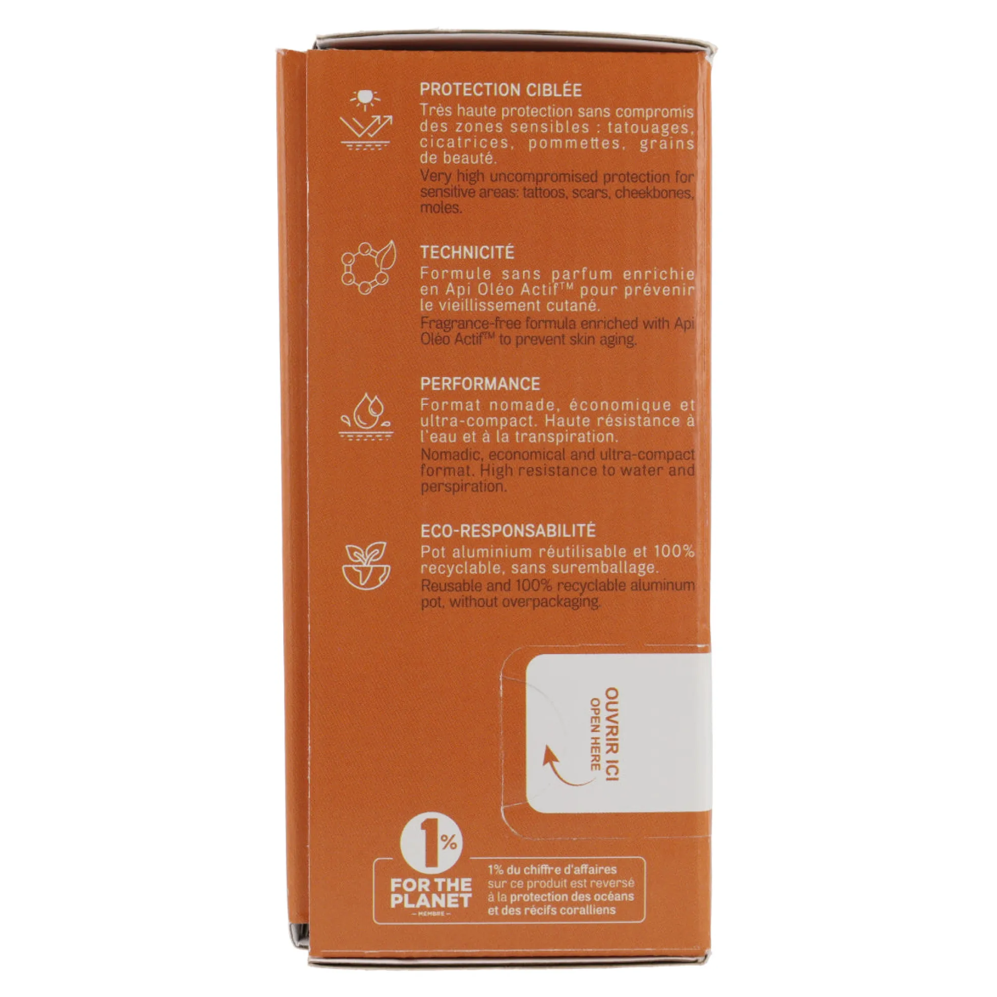 Crema Solar Solida Color Beige Spf 50+ Acorelle 20 g