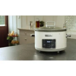 Crockpot olla cocción lenta DuraCeramic Sauté 5 L CSC026X (Reacondicionado)
