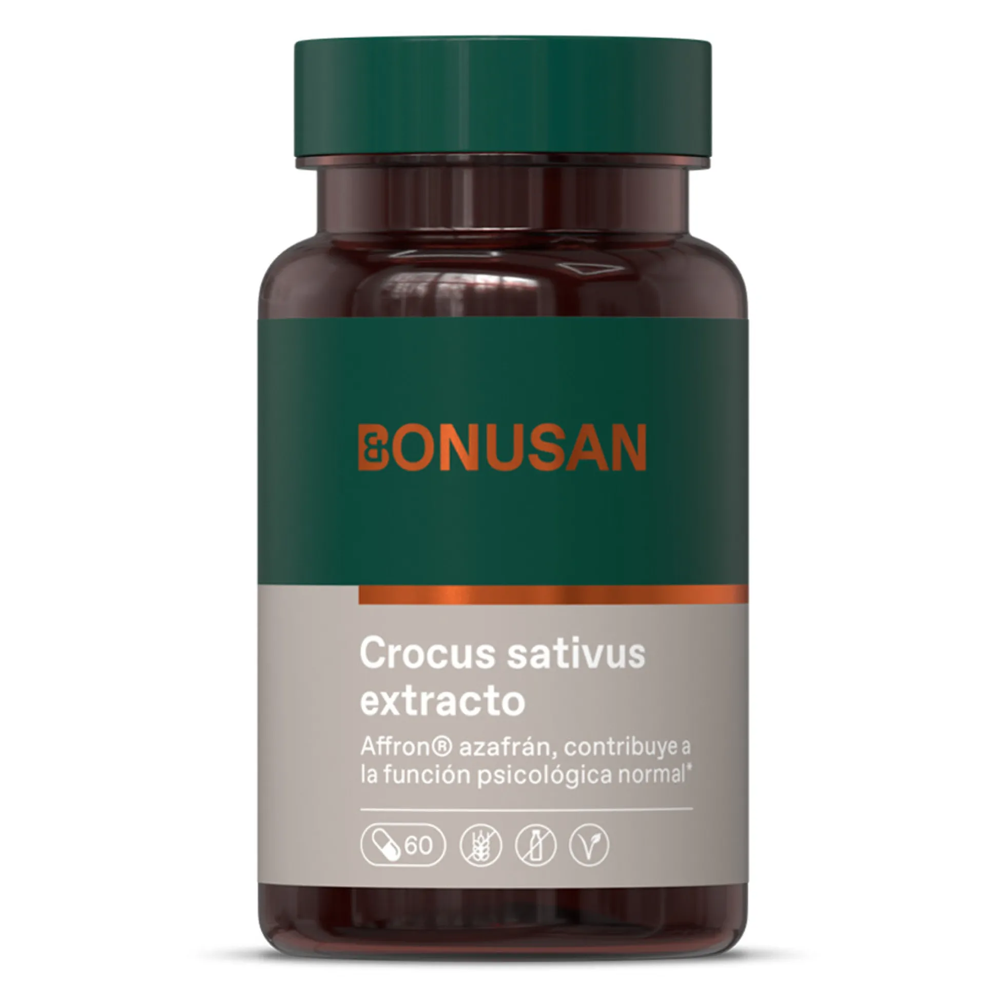 Crocus sativus extracto Bonusan 60 cápsulas
