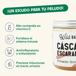 Cáscara de Escaramujo Suplemento para mascotas Wild Balance 100 g