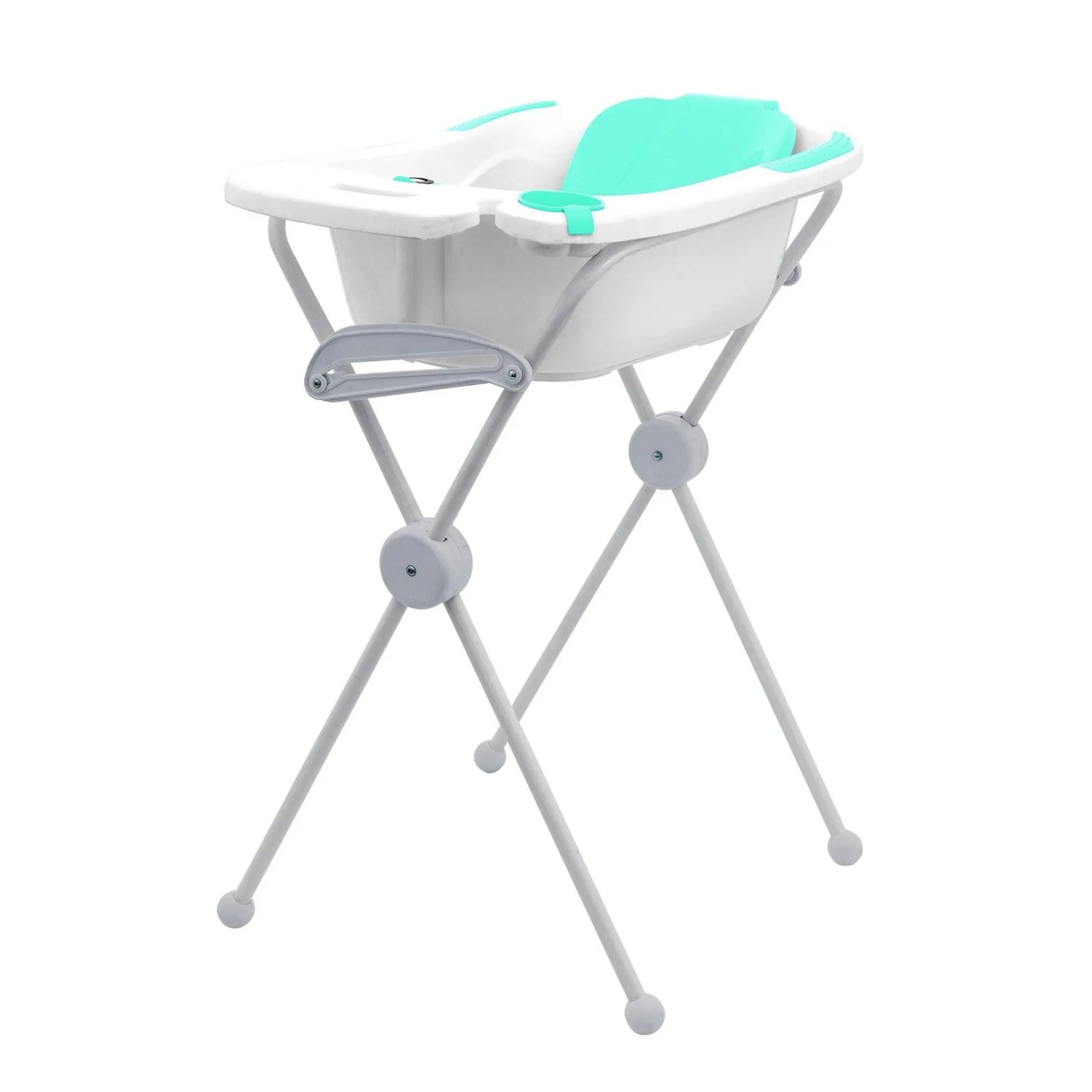 Cubeta Bañera Anatómica azul con soporte Olmitos
