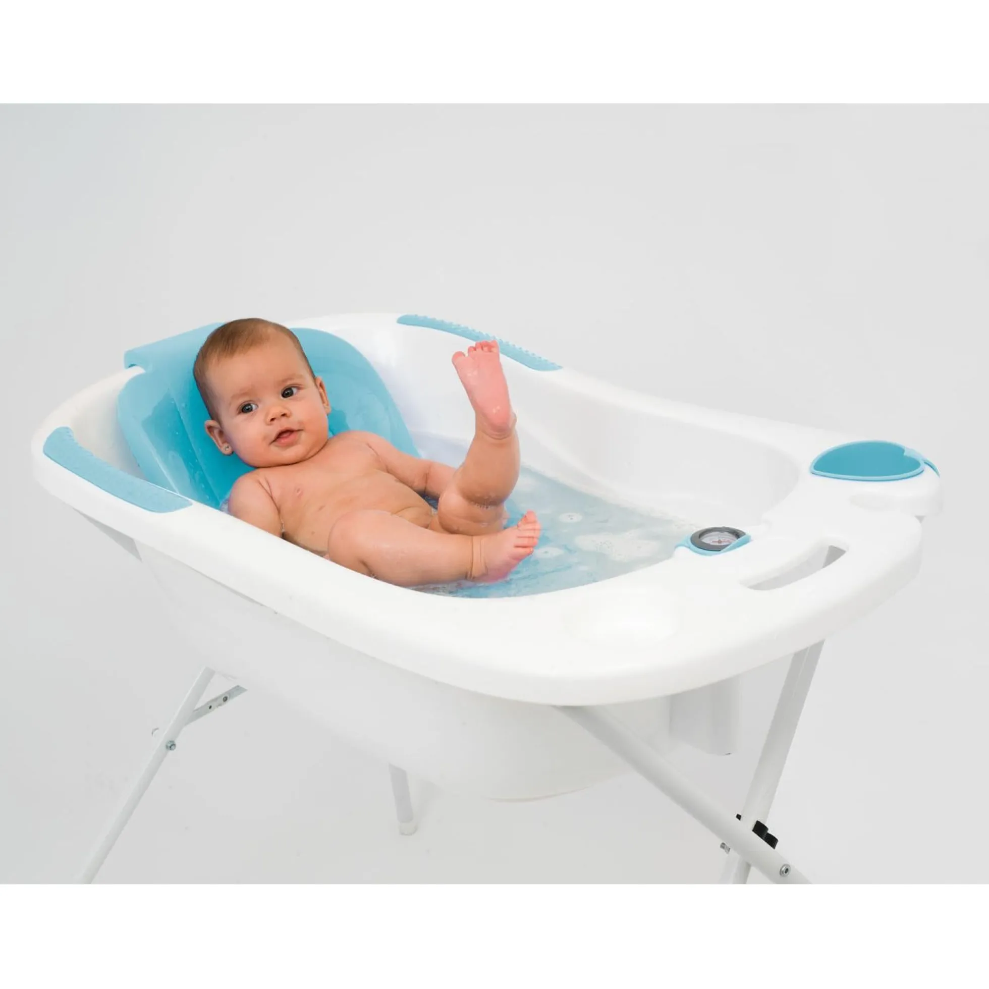 Cubeta Bañera Anatómica azul con soporte Olmitos