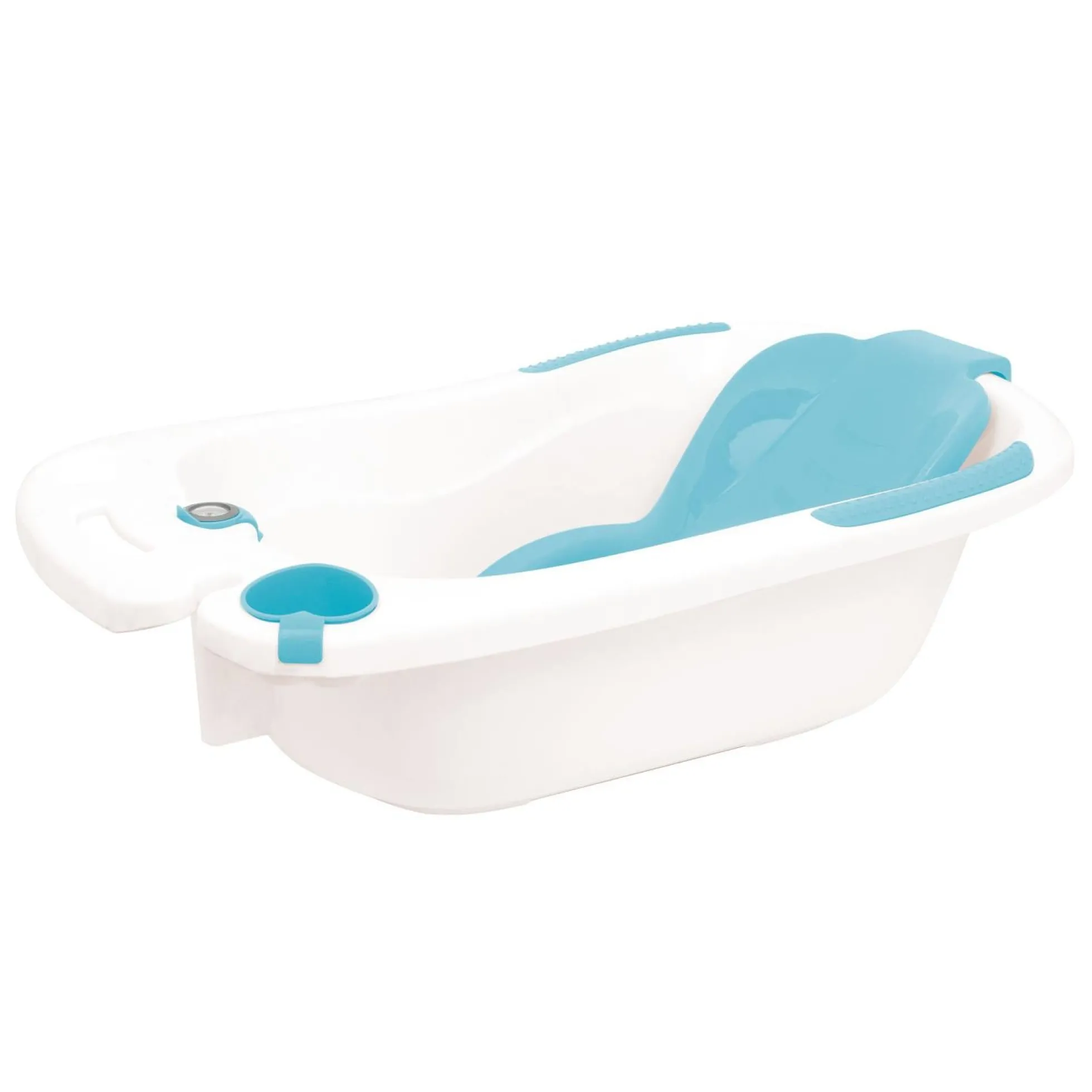 Cubeta Bañera Anatómica azul con soporte Olmitos