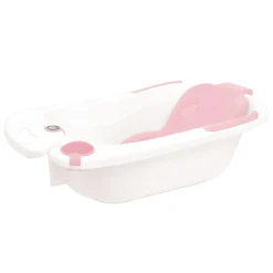 Cubeta Bañera Anatómica rosa con soporte Olmitos