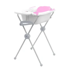 Cubeta Bañera Anatómica rosa con soporte Olmitos