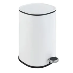 Cubo de pedal Easy-Close 5L blanco Wenko