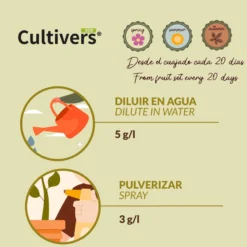 Cultivers Abono Engorde Y Maduración Ecológico 250 G. Fertilizante Potasio Quelatado Con Ph Neutro Para El Aumento…