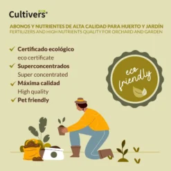 Cultivers Abono Engorde Y Maduración Ecológico 5 Kg. Fertilizante Potasio Quelatado Con Ph Neutro Para El Aumento De…