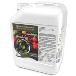 Cultivers Fertilizante Algas Marinas Líquido 10 L. Abono Orgánico Para Plantas Extracto De Ascophyllum Nodosum…