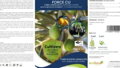 Cultivers Gluconato De Cobre. Abono Fertilizante Con Efecto Fungicida De Cobre Ecológico De 5 L Que Mejora El…