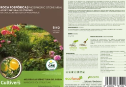 Cultivers Roca Fosfórica 20 Kg. Aporte Natural De Fósforo, Calcio Y Hierro. 100% Ecológico. Preparación De Terreno…