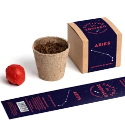 Cultivos del Zodiaco – Aries, Kit de Cultivo con Semillas de Cilantro - Resetea