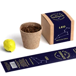 Cultivos del Zodiaco – Leo, Kit de Cultivo con Semillas de Fresa - Resetea