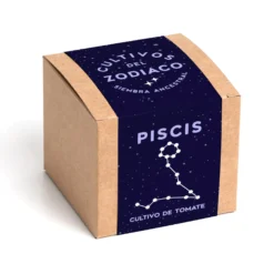 Cultivos del Zodiaco – Piscis, Kit de Cultivo con Semillas de Tomate, Regalo Astrológico - Resetea
