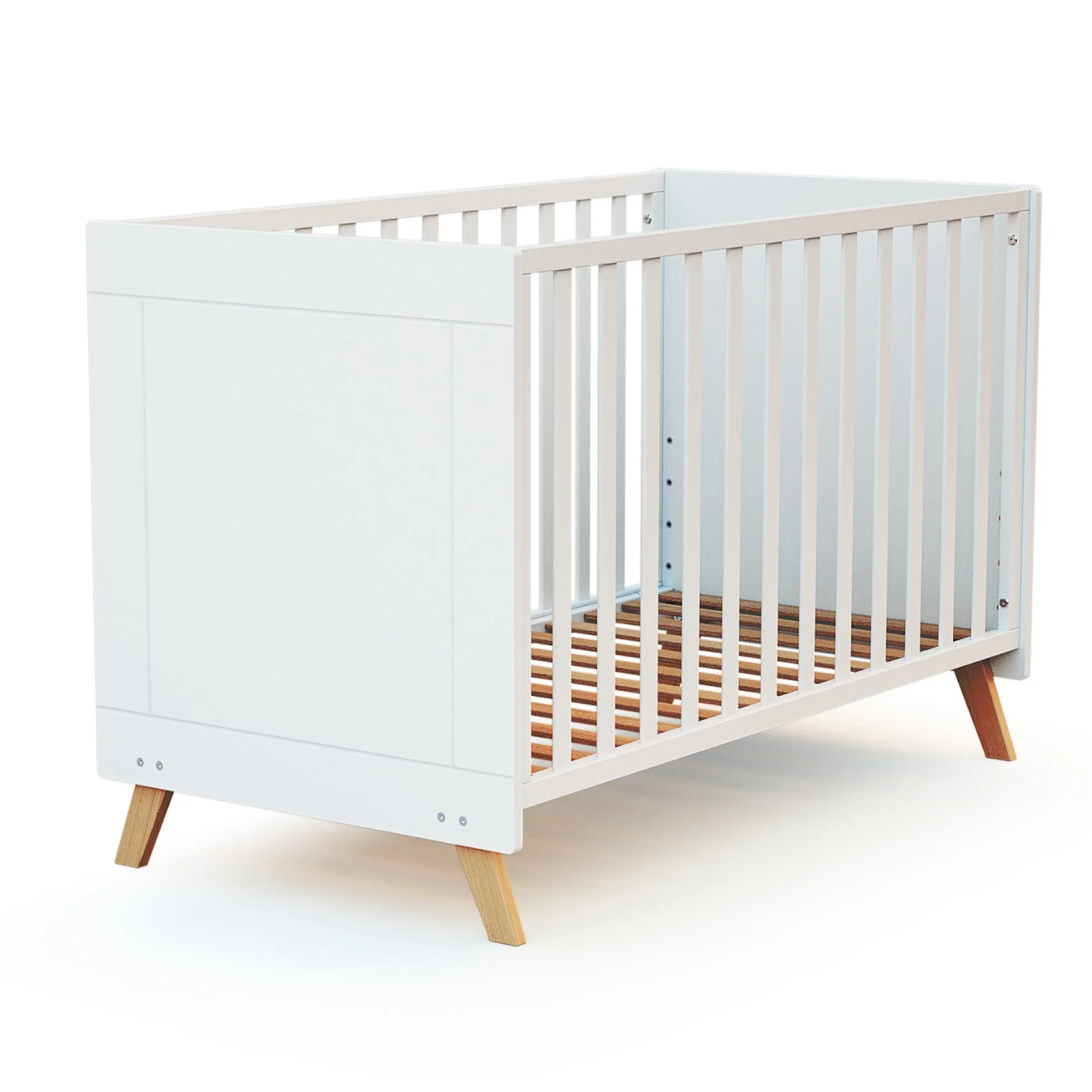 Cuna Bebé Sakura Con Colchón Morfeo, Convertible En Cama Infantil (kit Colecho Opcional)