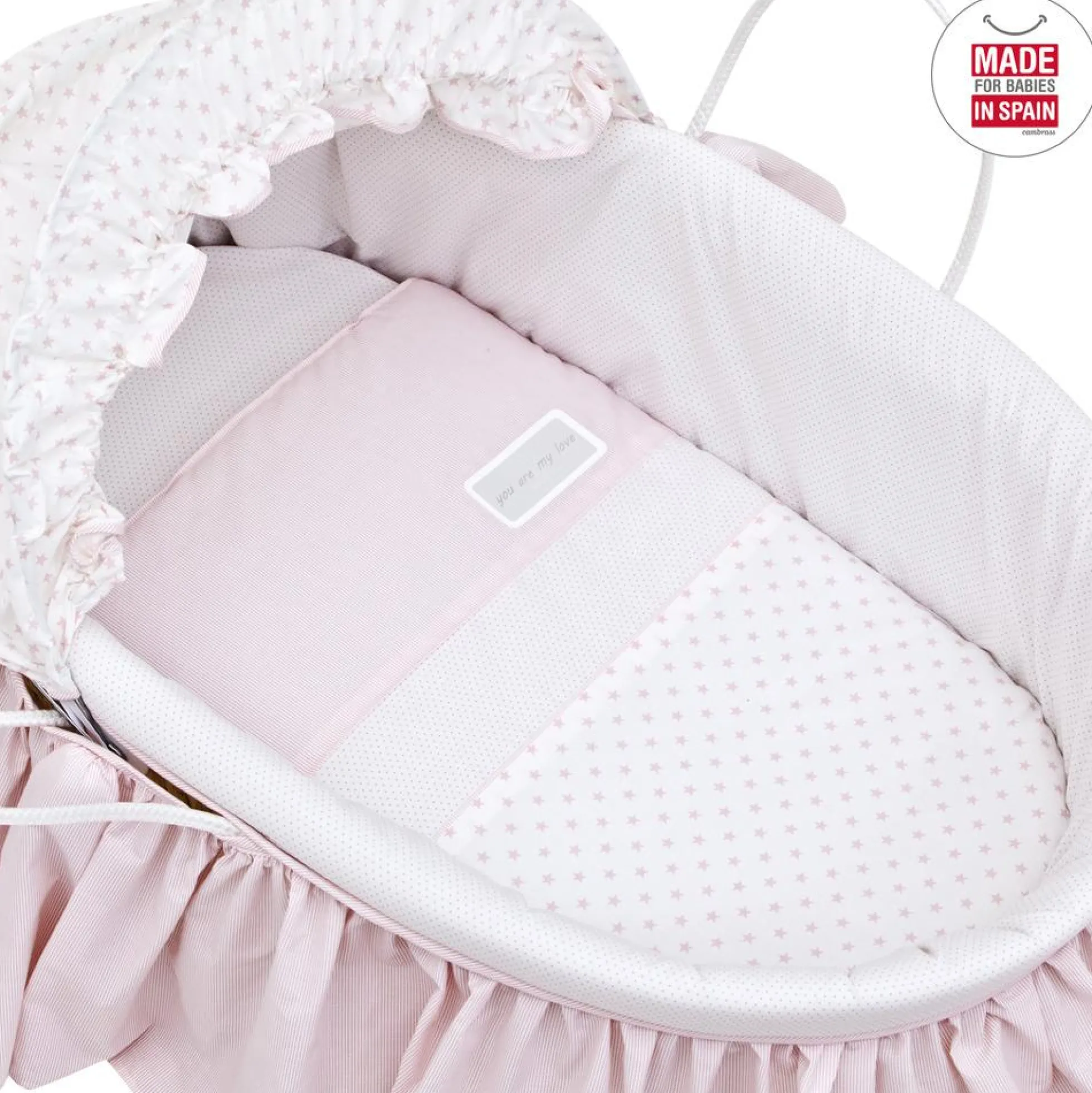 Cuna Capazo con capota BE en varios colores Beige