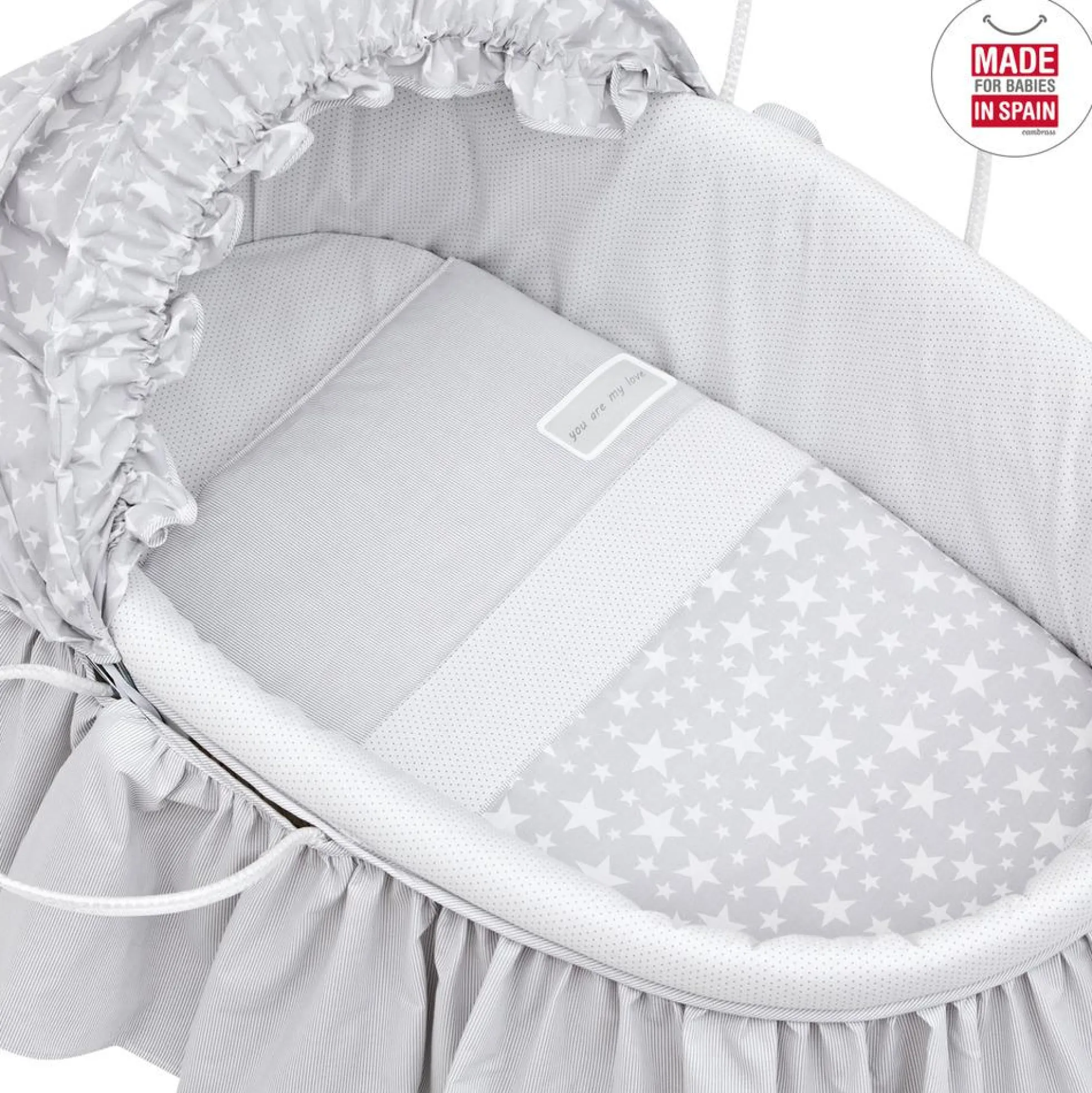 Cuna Capazo con capota BE en varios colores Beige