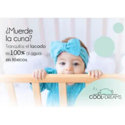 Cuna Convertible En Cama Umami Estilo Nórdico Infantil, Con Ruedas, Kit Colecho Y Barandillas De Seguridad