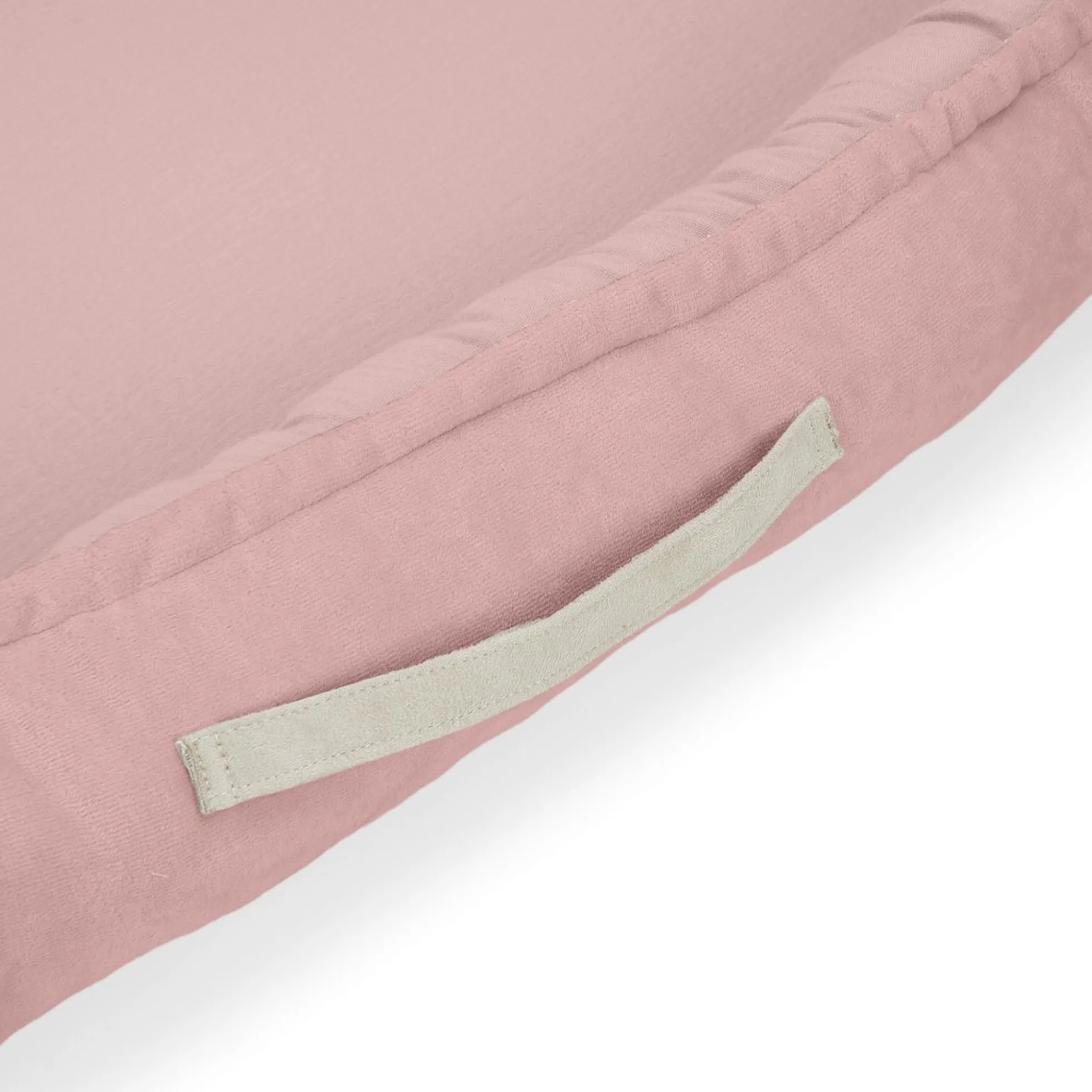 Cuna Nido Colecho Bebe Muselina Rosa Empolvado
