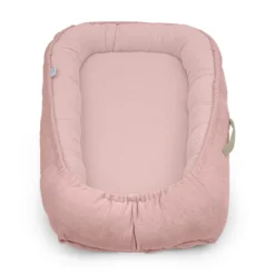 Cuna Nido Colecho Bebe Muselina Rosa Empolvado