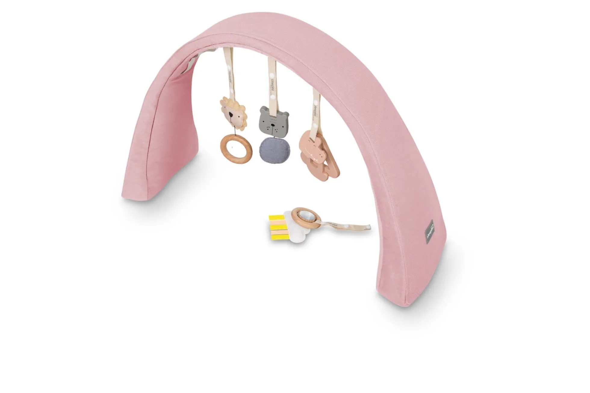 Cuna Nido 3 En 1 Con Arco De Juegos - Pink
