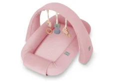 Cuna Nido 3 En 1 Con Arco De Juegos - Pink