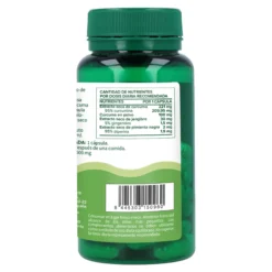 Curcumina forte cúrcuma con pimienta negra Planeta Huerto 60 cápsulas vegetales