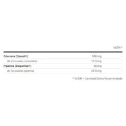 Curcumin Turmeric Extract (extracto De Cúrcuma) 60 Caps